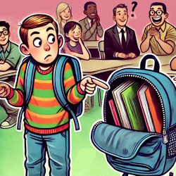 backpack flipping prank