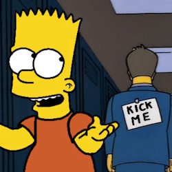 Kick me sticker prank